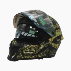 Casco Integrale MPH Blade Grafica Cobra Nero Oro