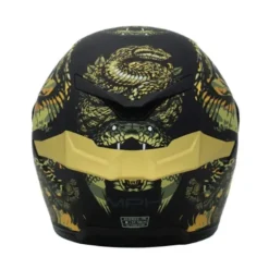 Casco Integrale MPH Blade Grafica Cobra Nero Oro
