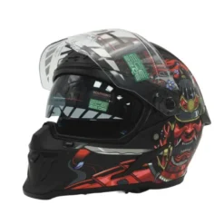 Casco Integrale MPH Blade Grafica Demone Nero Rosso