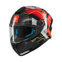 Casco Integrale Mt Helmets  Ff106B Targo S Brik C5 Lucido