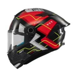 Casco Integrale Mt Helmets Ff106B Targo S Brik C5 Lucido