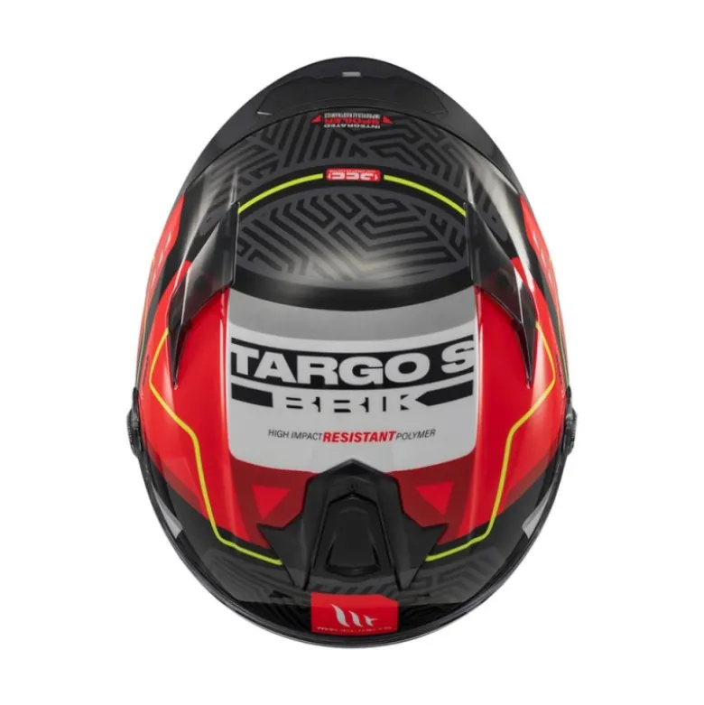 Casco Integrale Mt Helmets Ff106B Targo S Brik C5 Lucido