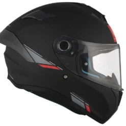 Casco Integrale Mt Helmets Ff106B Targo S Solid A1 Nero Opaco