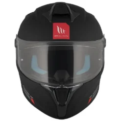 Casco Integrale Mt Helmets Ff106B Targo S Solid A1 Nero Opaco