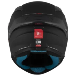 Casco Integrale Mt Helmets Ff106B Targo S Solid A1 Nero Opaco