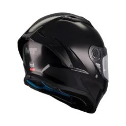 Casco Integrale Mt Helmets Ff126 Stinger 2 A1 Pure Nero Lucido