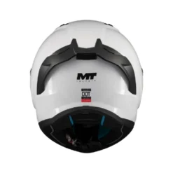 Casco Integrale Mt Helmets Ff126 Stinger 2 A0 Pure Perla Bianco Lucido