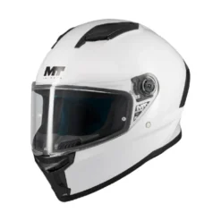 Casco Integrale Mt Helmets Ff126 Stinger 2 A0 Pure Perla Bianco Lucido