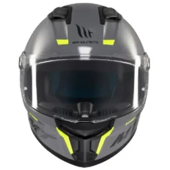 Casco Integrale Mt Helmets Ff126 Stinger 2 A12 Solid Lucido Grigio