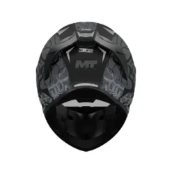 Casco Integrale Mt Helmets Ff126 Stinger 2 B2 Tagger Nero Grigio Opaco