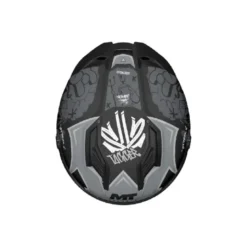 Casco Integrale Mt Helmets Ff126 Stinger 2 B2 Tagger Nero Grigio Opaco