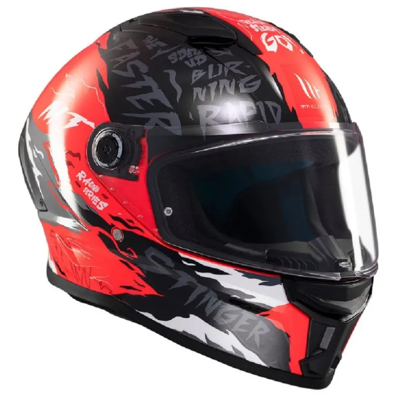 Casco Integrale Mt Helmets Ff126 Stinger 2 C5 Ardent Lucido