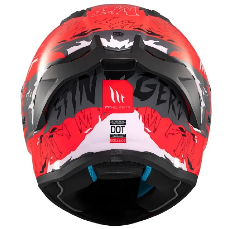 Casco Integrale Mt Helmets Ff126 Stinger 2 C5 Ardent Lucido
