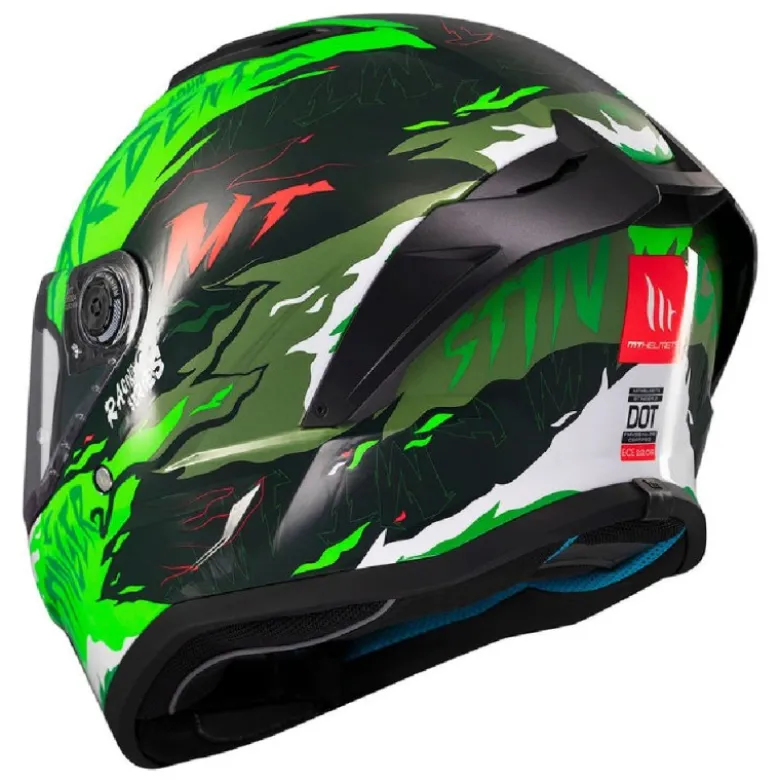 Casco Integrale Mt Helmets Ff126 Stinger 2 C6 Ardent Lucido