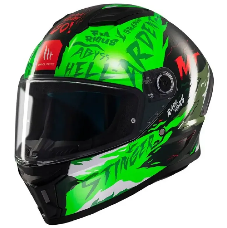 Casco Integrale Mt Helmets Ff126 Stinger 2 C6 Ardent Lucido
