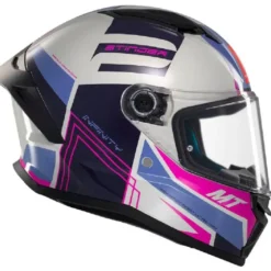Casco Integrale Mt Helmets Ff126 Stinger 2 C8 Tron Lucido