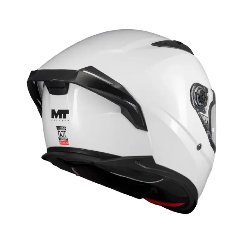 Casco Integrale Mt Helmets Ff128Sv Braker A0 Sv Pure Bianco Lucido