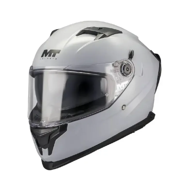 Casco Integrale Mt Helmets Ff128Sv Braker A12 Sv Pure Grigio Lucido