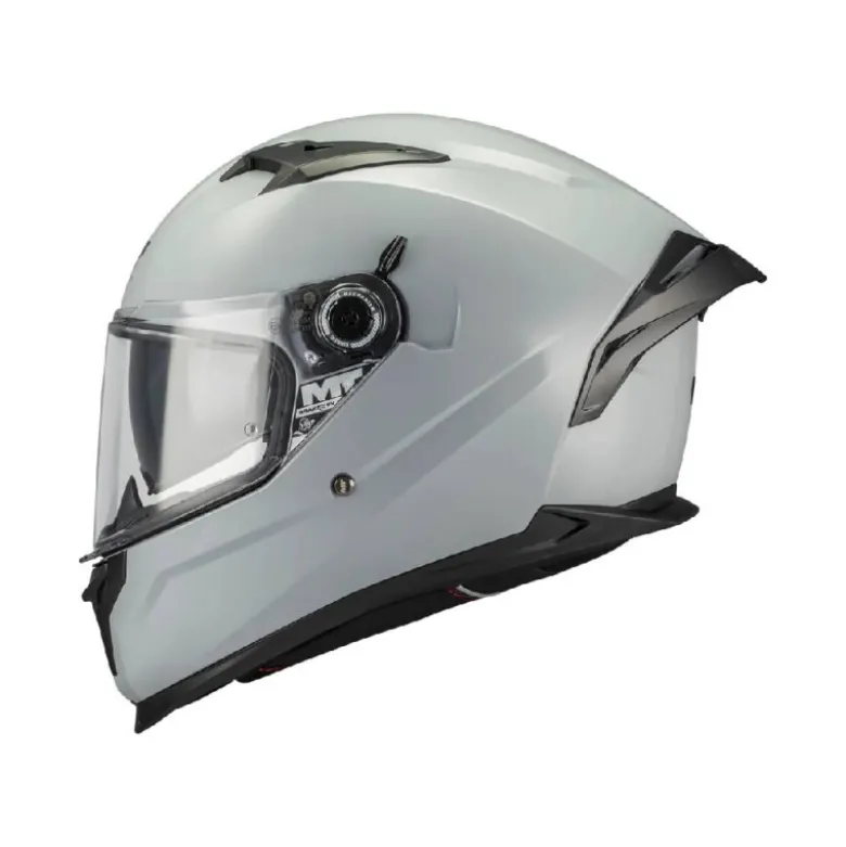 Casco Integrale Mt Helmets Ff128Sv Braker A12 Sv Pure Grigio Lucido