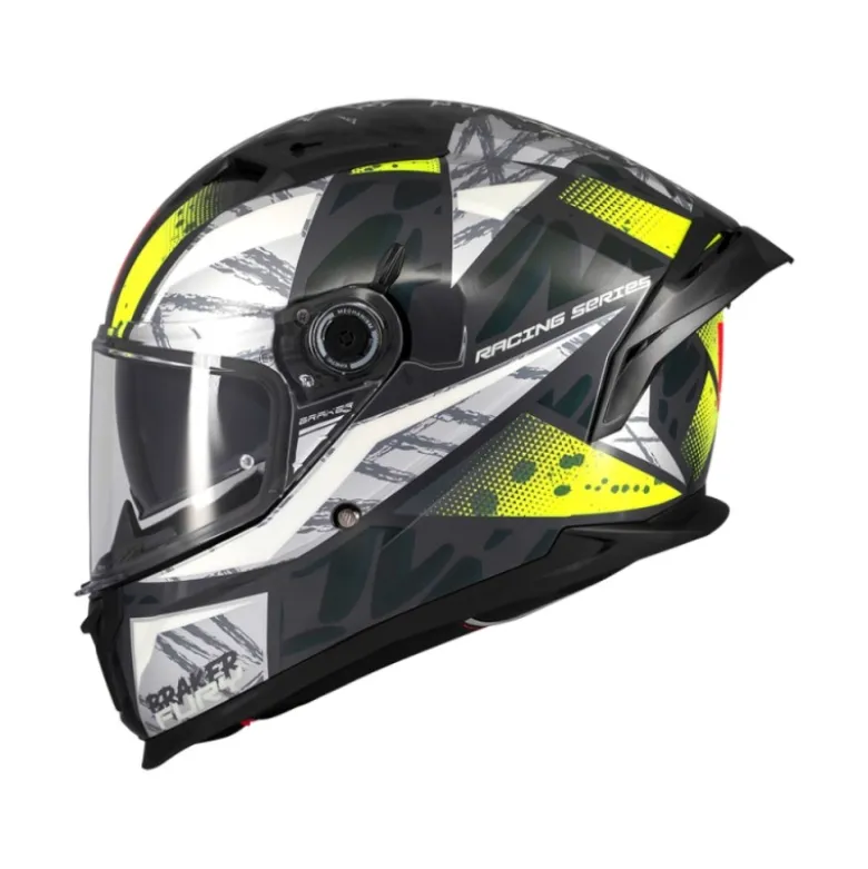 Casco Integrale Mt Helmets Ff128Sv Braker Sv Fury C6 Lucido