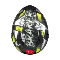 Casco Integrale Mt Helmets Ff128Sv Braker Sv Fury C6 Lucido