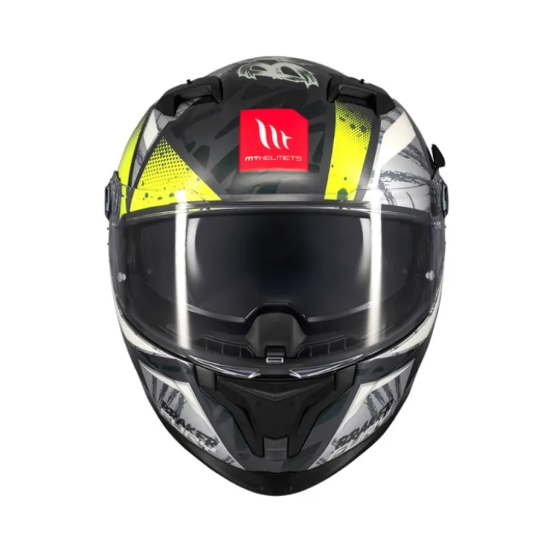 Casco Integrale Mt Helmets Ff128Sv Braker Sv Fury C6 Lucido