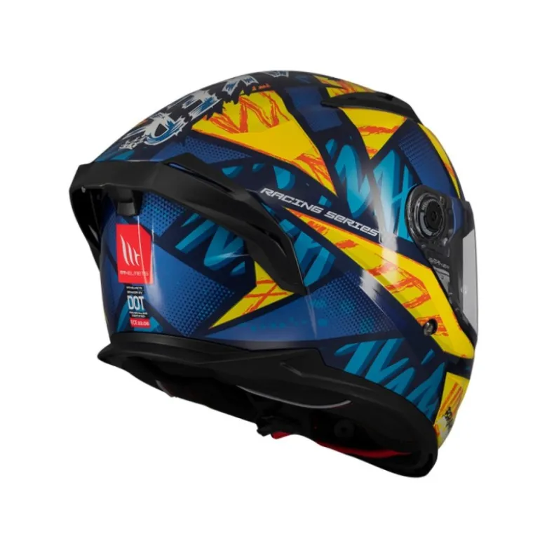 Casco Integrale Mt Helmets Ff128Sv Braker Sv Fury C17 Lucido
