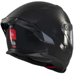Casco Integrale Mt Helmets Ff128Sv Braker Sv Solid A1 Lucido Nero