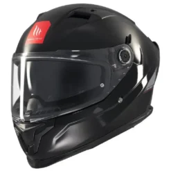 Casco Integrale Mt Helmets Ff128Sv Braker Sv Solid A1 Lucido Nero