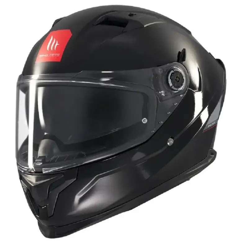 Casco Integrale Mt Helmets Ff128Sv Braker Sv Solid A1 Lucido Nero