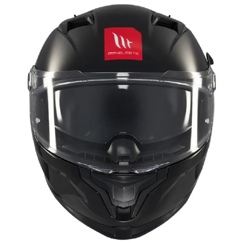 Casco Integrale Mt Helmets Ff128Sv Braker Sv Solid A1 Lucido Nero