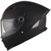 Casco Integrale Mt Helmets  Ff128Sv Braker Sv Solid A1 Opaco Nero Opaco