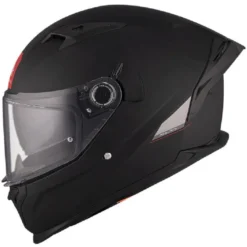 Casco Integrale Mt Helmets  Ff128Sv Braker Sv Solid A1 Opaco Nero Opaco