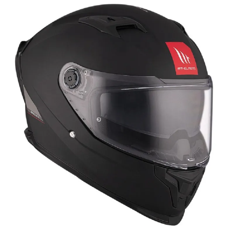 Casco Integrale Mt Helmets Ff128Sv Braker Sv Solid A1 Opaco Nero Opaco
