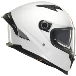 Casco Integrale Mt Helmets  Ff128Sv Braker Sv Solid A0 Perla Lucido Bianco
