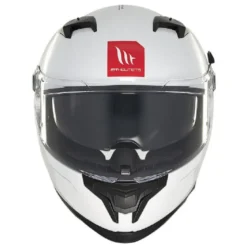 Casco Integrale Mt Helmets Ff128Sv Braker Sv Solid A0 Perla Lucido Bianco