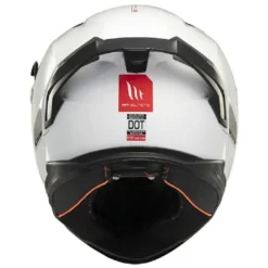 Casco Integrale Mt Helmets Ff128Sv Braker Sv Solid A0 Perla Lucido Bianco