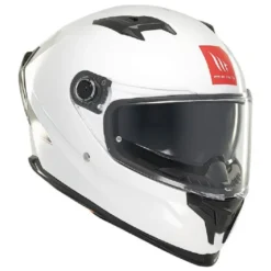 Casco Integrale Mt Helmets Ff128Sv Braker Sv Solid A0 Perla Lucido Bianco