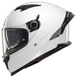 Casco Integrale Mt Helmets Ff128Sv Braker Sv Solid A0 Perla Lucido Bianco