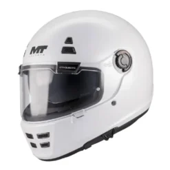 Casco Integrale Mt Helmets Ff119Sv Jarama A0 Sv Pure Lucido Bianco