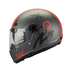 Casco Integrale Mt Helmets Ff119Sv Jarama C15 Sv Papercut Grigio Opaco