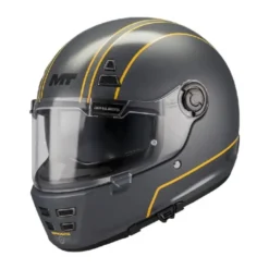 Casco Integrale Mt Helmets Ff119Sv Jarama C2 Sv Wild Nero Opaco Grigio Lucido
