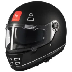 Casco Integrale Mt Helmets Ff119Sv Jarama Sv B2 Solid Opaco Nero
