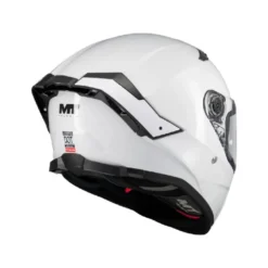 Casco Integrale Mt Helmets Ff118Sv Thunder 4 A0 Sv Pure Lucido Bianco