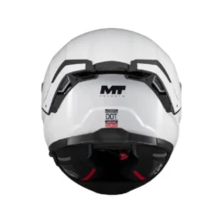 Casco Integrale Mt Helmets Ff118Sv Thunder 4 A0 Sv Pure Lucido Bianco