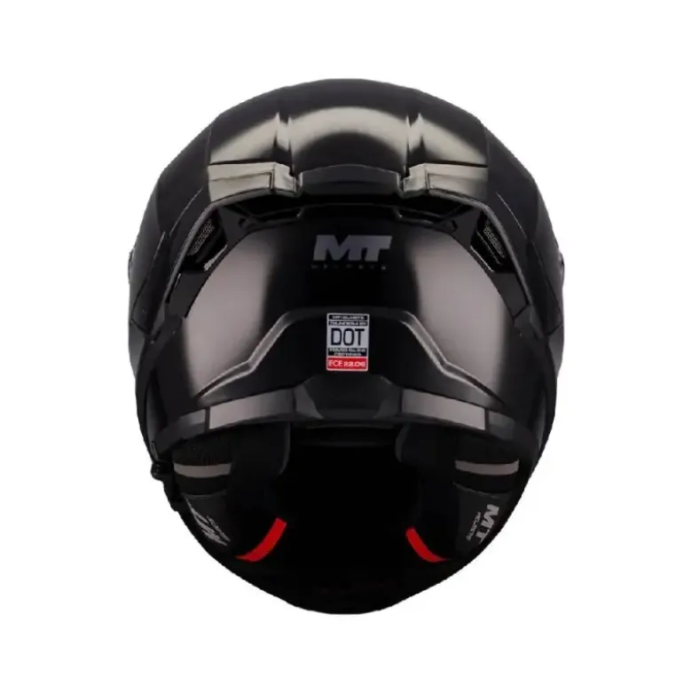 Casco Integrale Mt Helmets Ff118Sv Thunder 4 A1 Sv Pure Lucido Nero