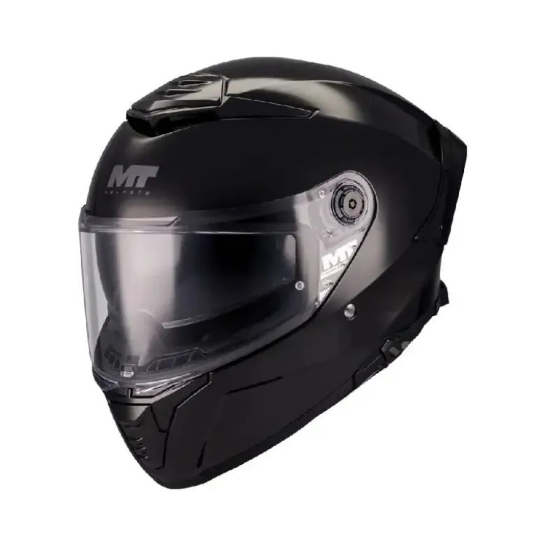 Casco Integrale Mt Helmets Ff118Sv Thunder 4 A1 Sv Pure Lucido Nero