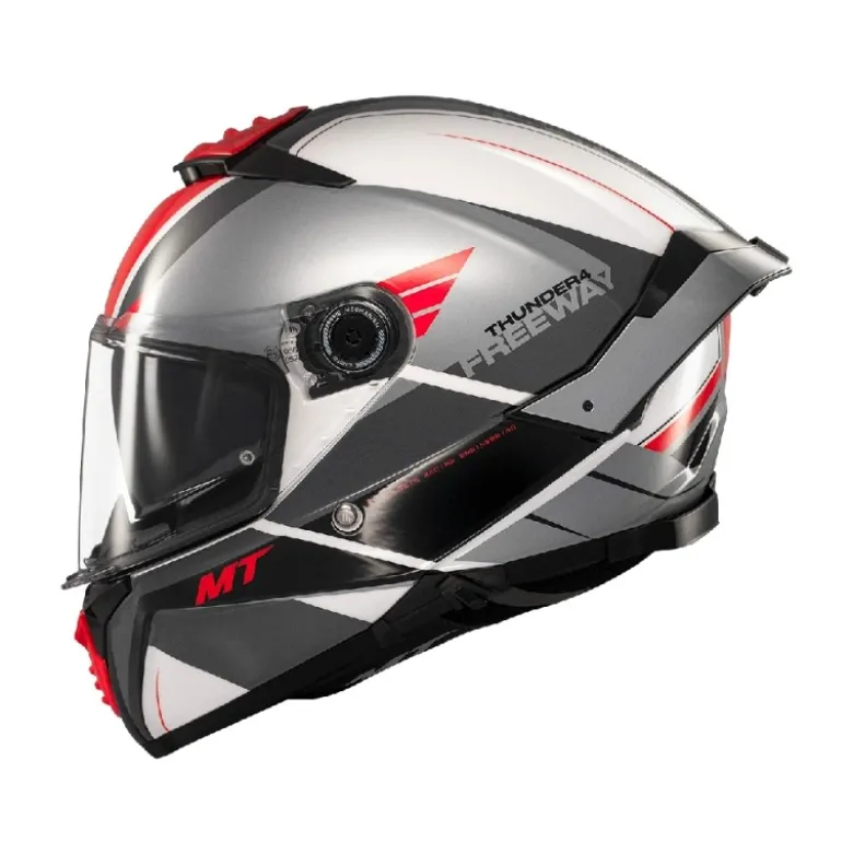 Casco Integrale Mt Helmets Ff118Sv Thunder 4 Sv A5 Freeway Lucido