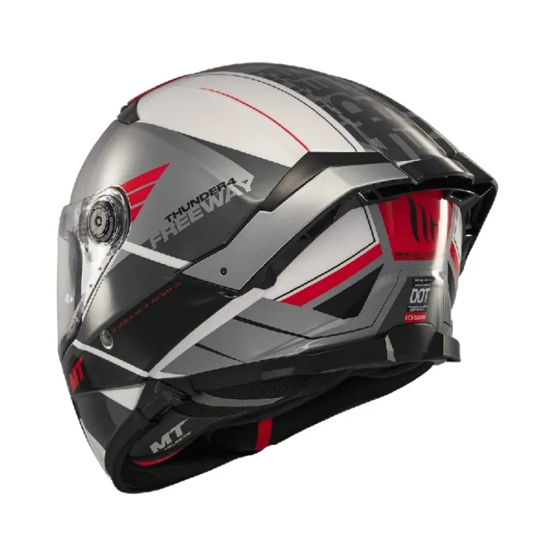 Casco Integrale Mt Helmets Ff118Sv Thunder 4 Sv A5 Freeway Lucido