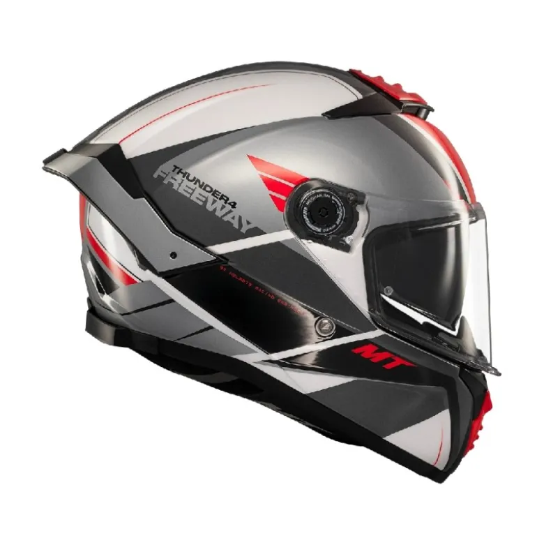 Casco Integrale Mt Helmets Ff118Sv Thunder 4 Sv A5 Freeway Lucido